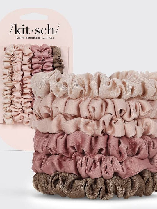 KITSCH Ultra Petite Satin Scrunchies