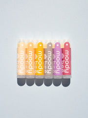 MOODY BEE Handcrafted Beeswax Lip Balm - 6 Pack Boxed Set