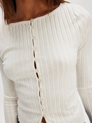 FREE PEOPLE Tilly Button Front Long Sleeve