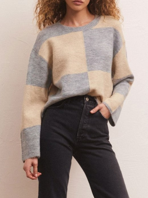 Z SUPPLY Rosi Blocked Sweater