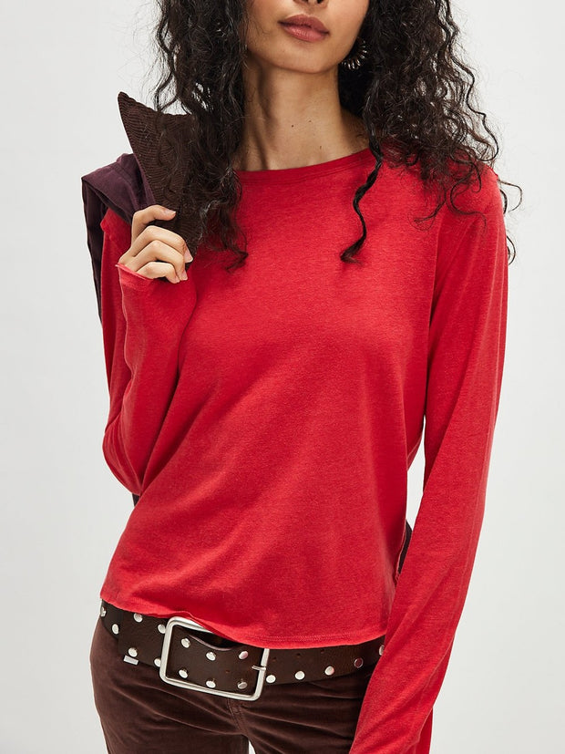 FREE PEOPLE Nova Long Sleeve Tee