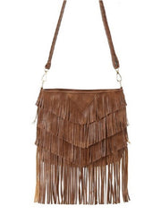 27 Lambert Layered Fringe Crossbody Bag