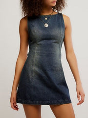 FREE PEOPLE Atlas Denim Mini Dress
