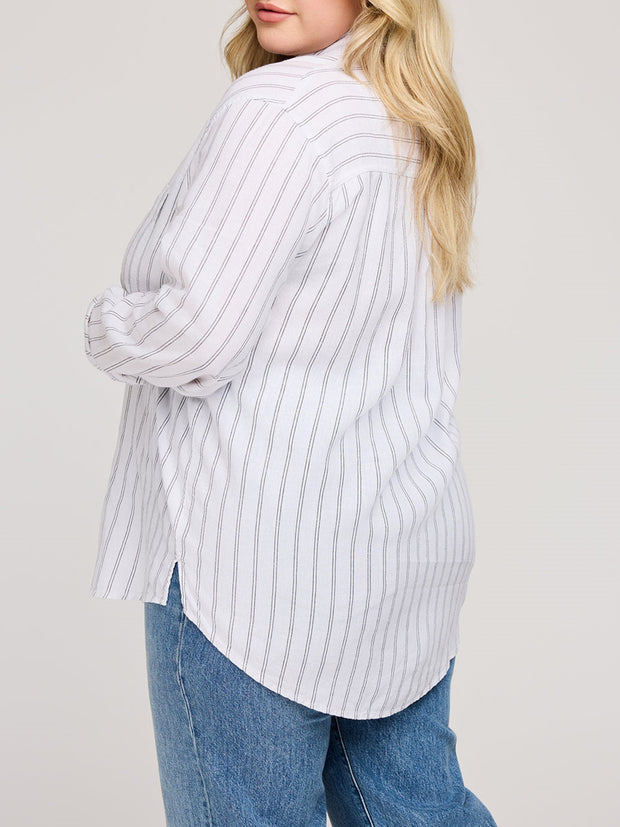 GENTLE FAWN Dominique Striped Button Down Shirt