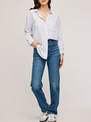 GENTLE FAWN Dominique Striped Button Down Shirt