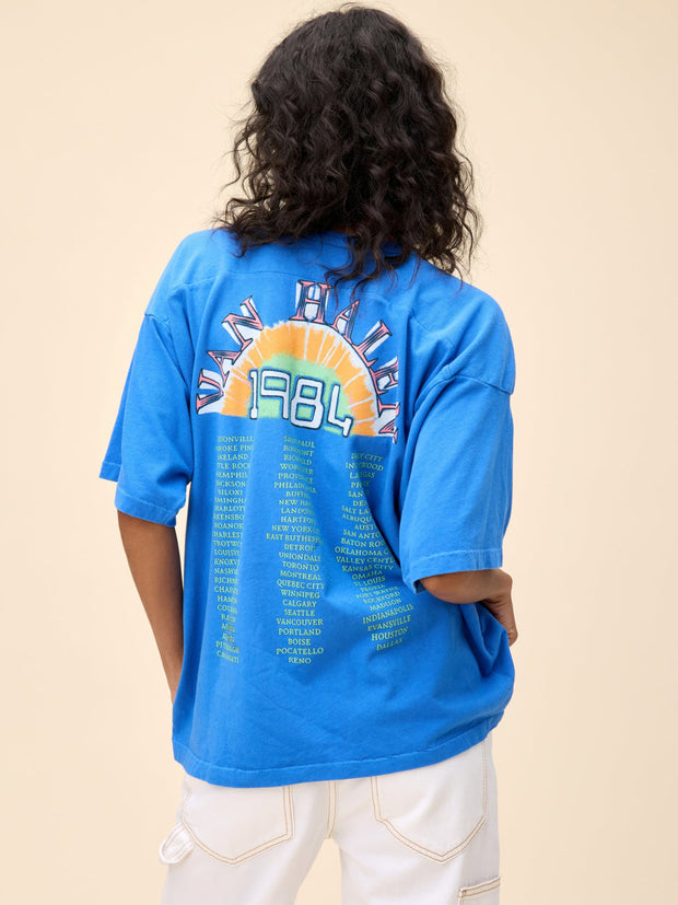 DAYDREAMER Van Halen 1984 Oversized Jersey Tee