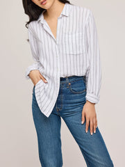 GENTLE FAWN Dominique Striped Button Down Shirt