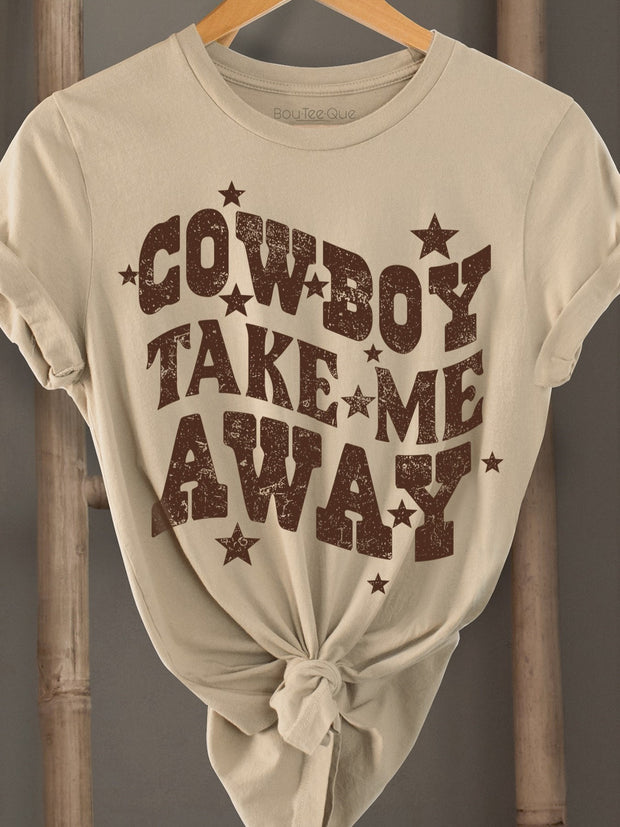 27 Cowboy Take Me Away Tee