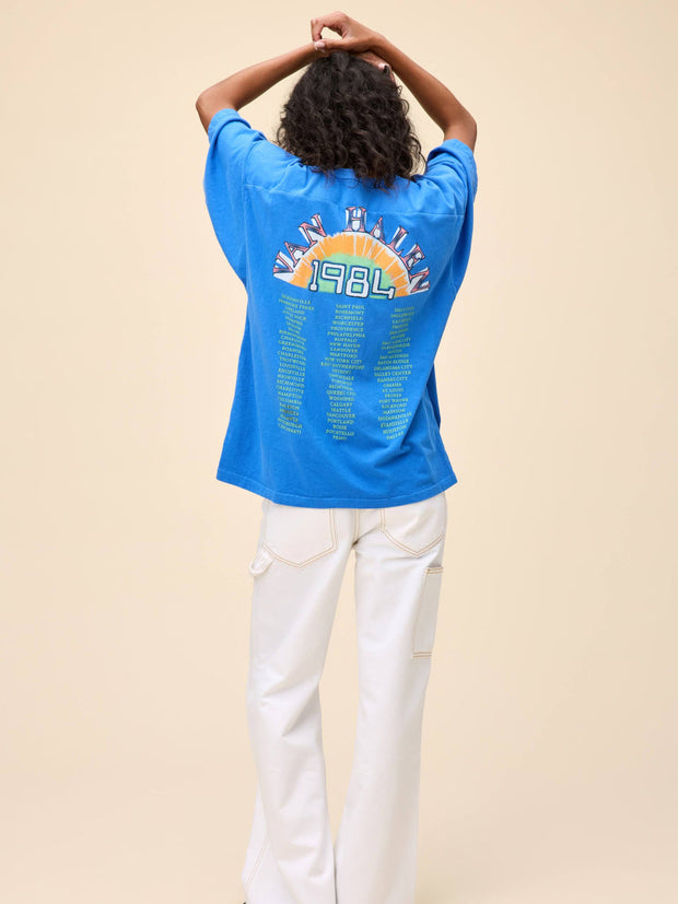 DAYDREAMER Van Halen 1984 Oversized Jersey Tee