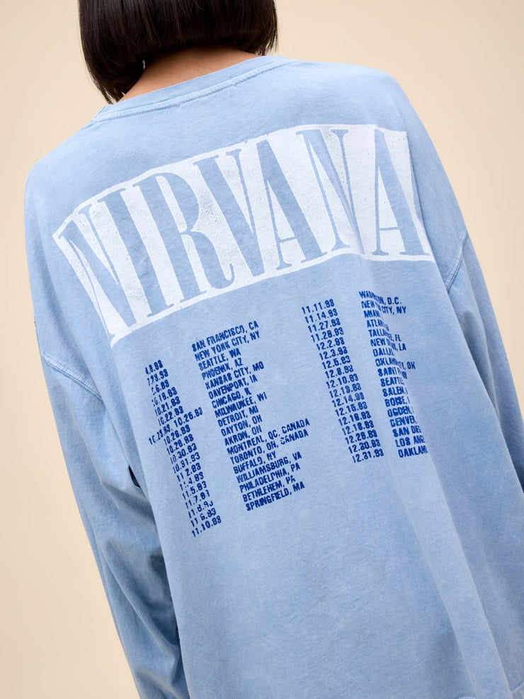 DAYDREAMER Nirvana 1993 Long Sleeve One Size Tour Tee