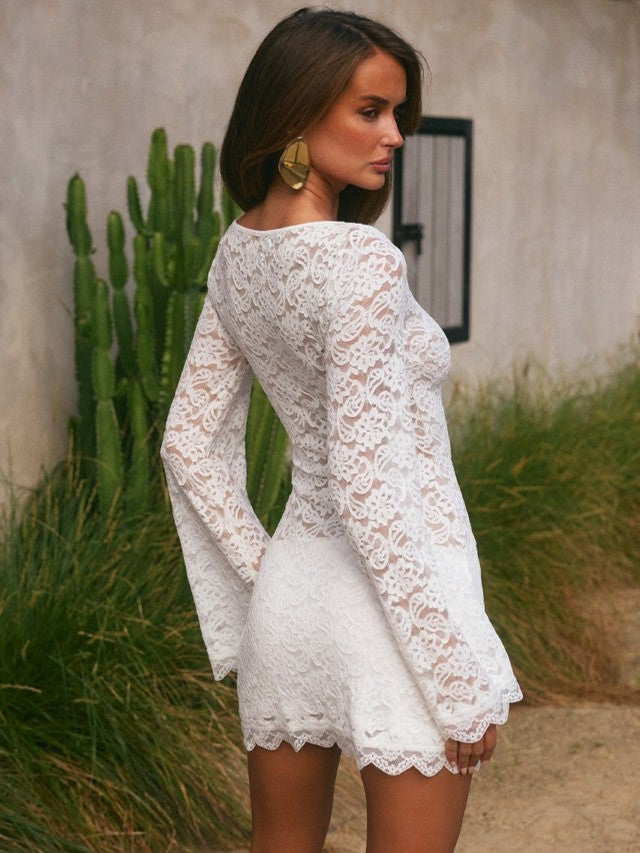 RUNAWAY THE LABEL Effie Long Sleeve Mini Dress