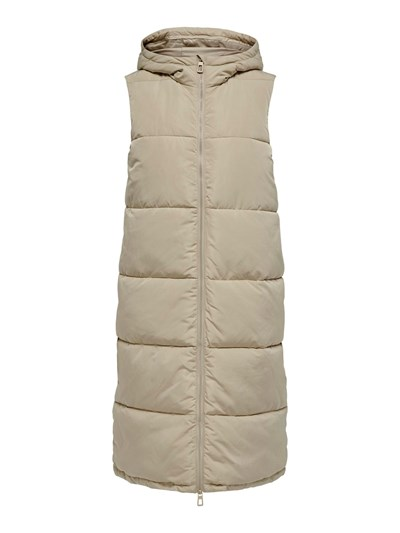 Extra long puffer vest sales