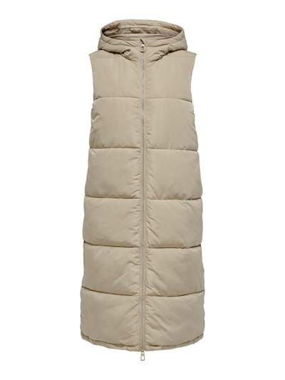 ONLY Alina Long Hooded Puffer Vest