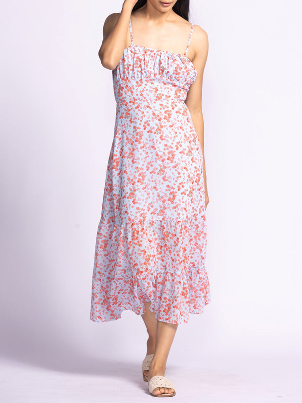 PINK MARTINI Erika Floral Midi Dress