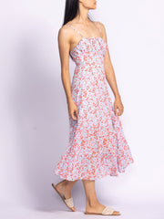 PINK MARTINI Erika Floral Midi Dress