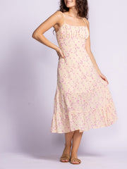 PINK MARTINI Erika Floral Midi Dress
