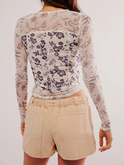 FREE PEOPLE Betty's Garden Long Sleeve Top