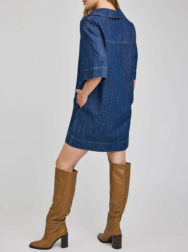 GENTLE FAWN Evelina Denim Mini Dress – 27 Boutique