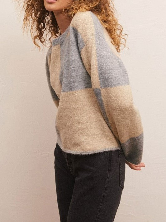 Z SUPPLY Rosi Blocked Sweater