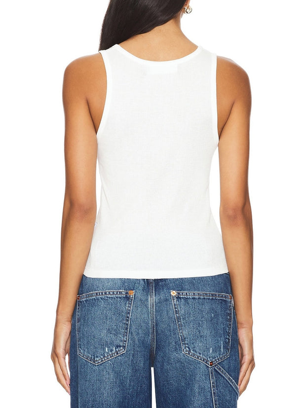 THE LAUNDRY ROOM Kiss Me Cowboy Rib Tank Top