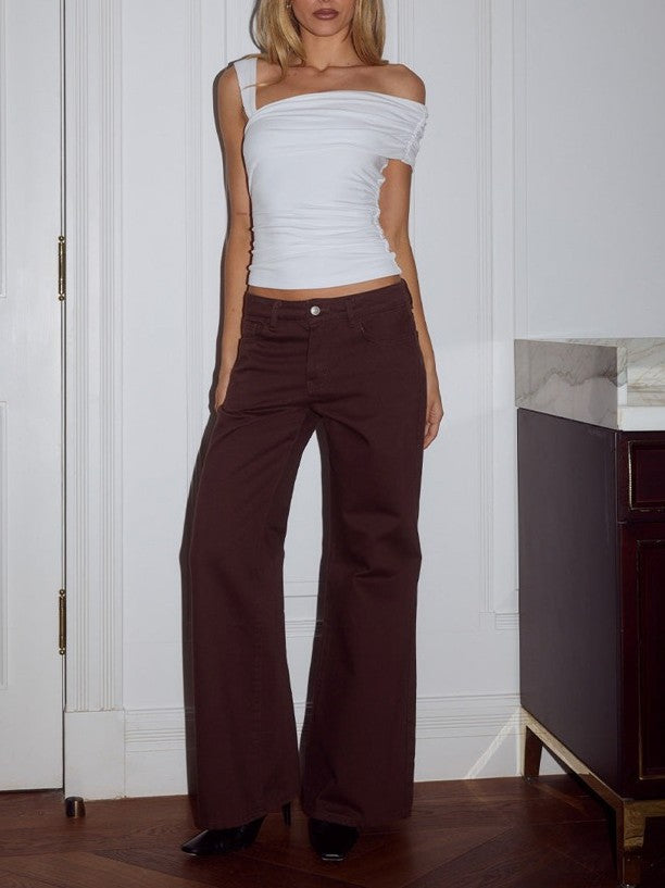 RUNAWAY THE LABEL Zavi Straight Leg Jeans