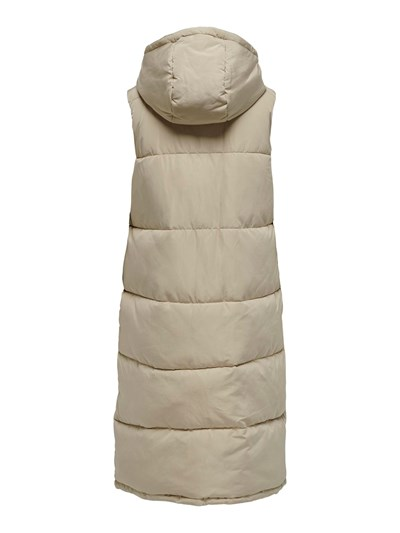ONLY Alina Long Hooded Puffer Vest