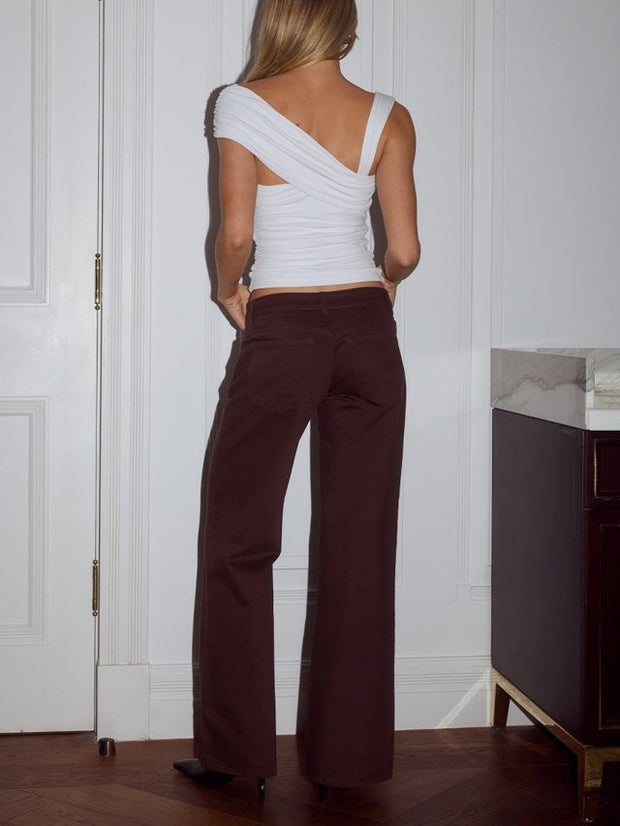 RUNAWAY THE LABEL Zavi Straight Leg Jeans