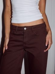 RUNAWAY THE LABEL Zavi Straight Leg Jeans