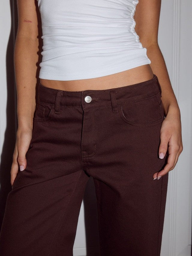 RUNAWAY THE LABEL Zavi Straight Leg Jeans