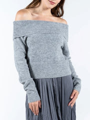 C'EST MOI Off Shoulder Sweater