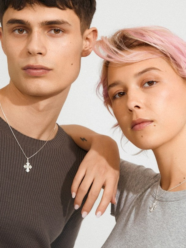 PILGRIM Dagmar Cross Pendant Necklace