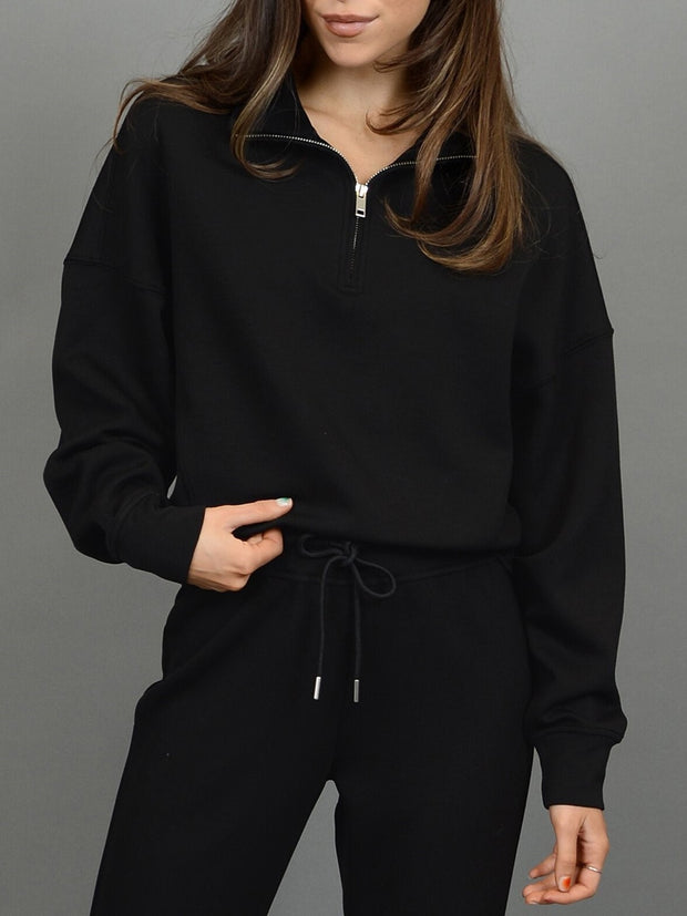 RD STYLE Vae Half Zip Sweater and Drawstring Pant Set