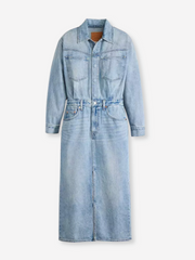 LEVI'S Western Denim Midi Dress