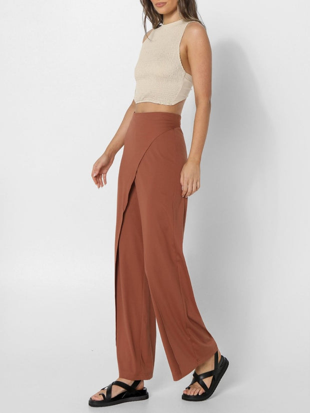 LOST IN LUNAR Leone Wrap Tie Pant