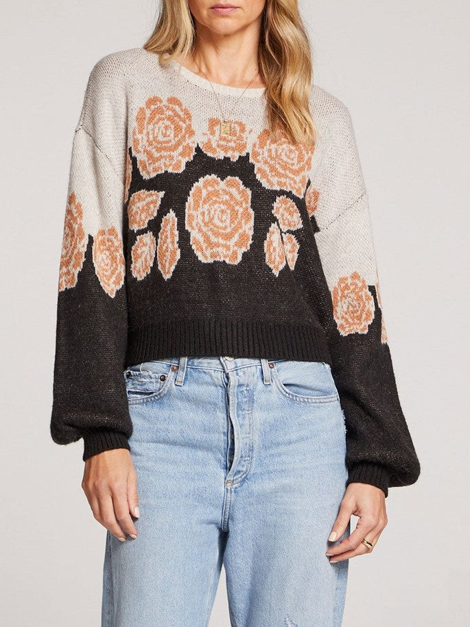 SALTWATER LUXE Mimi Floral Sweater