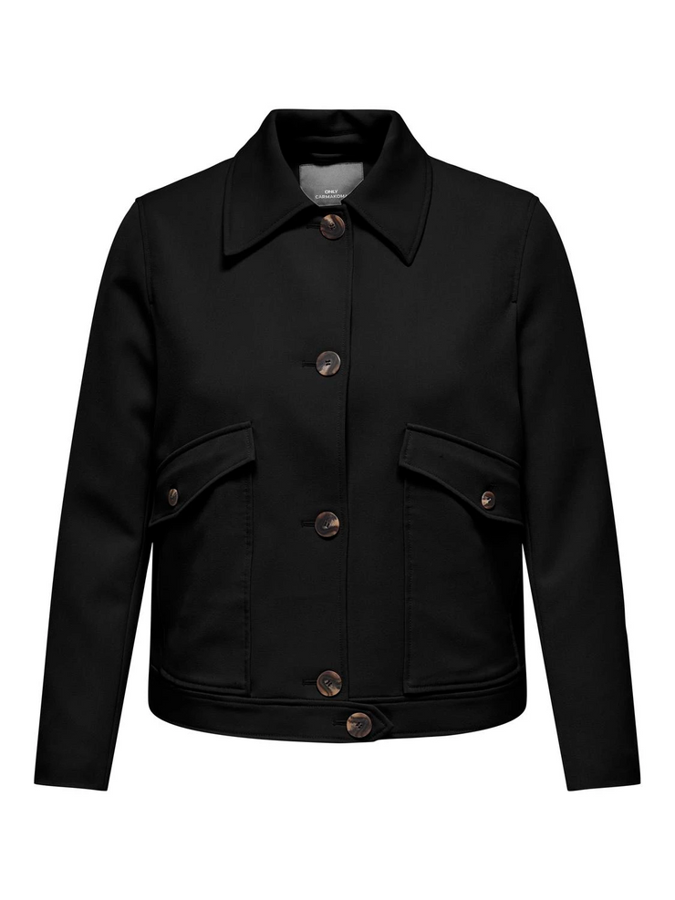 ONLY Carmen Collared Button Front Short Jacket