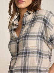 Z SUPPLY River Plaid Button Up Top