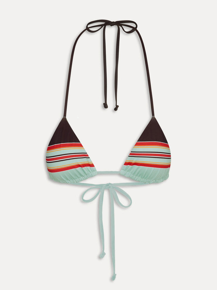 FRANKIES BIKINIS Nick Triangle Desert Dusk Bikini Top