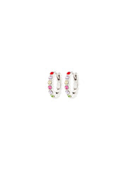 PILGRIM Kleopratra Gem Huggie Hoop Earrings