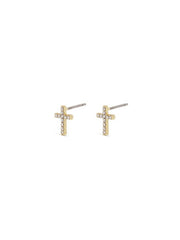 PILGRIM Clara Cross Pendant Earrings