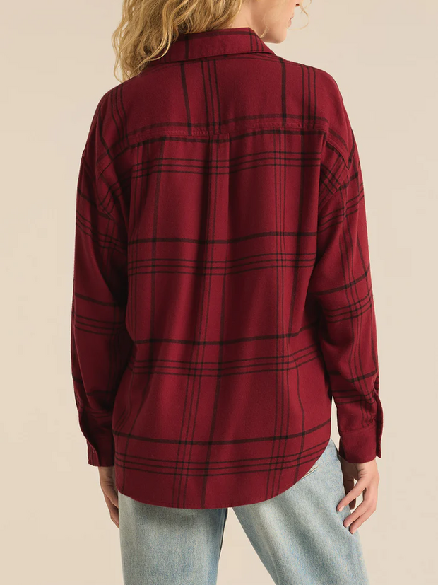 Z SUPPLY River Plaid Button Up Top