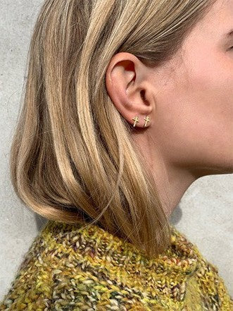 PILGRIM Clara Cross Pendant Earrings