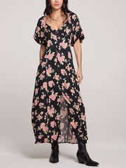 SALTWATER LUXE Liberty Floral Midi Dress