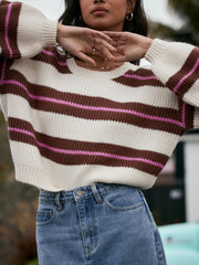 SALTWATER LUXE Mimi Striped Sweater