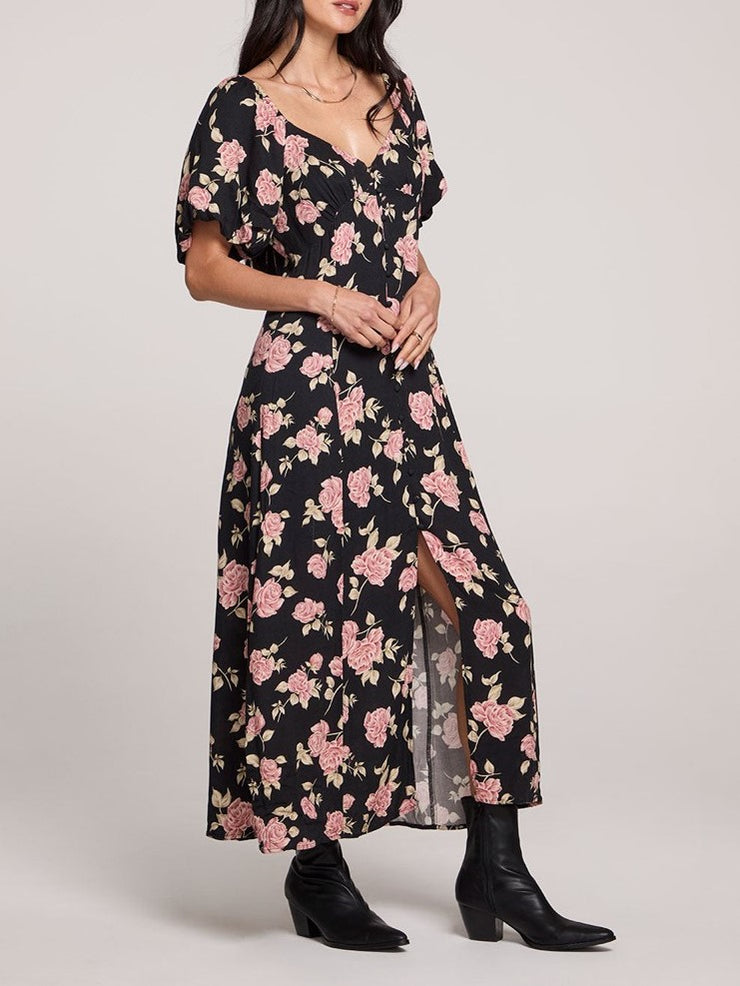 SALTWATER LUXE Liberty Floral Midi Dress