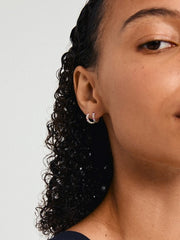 PILGRIM Kleopratra Gem Huggie Hoop Earrings