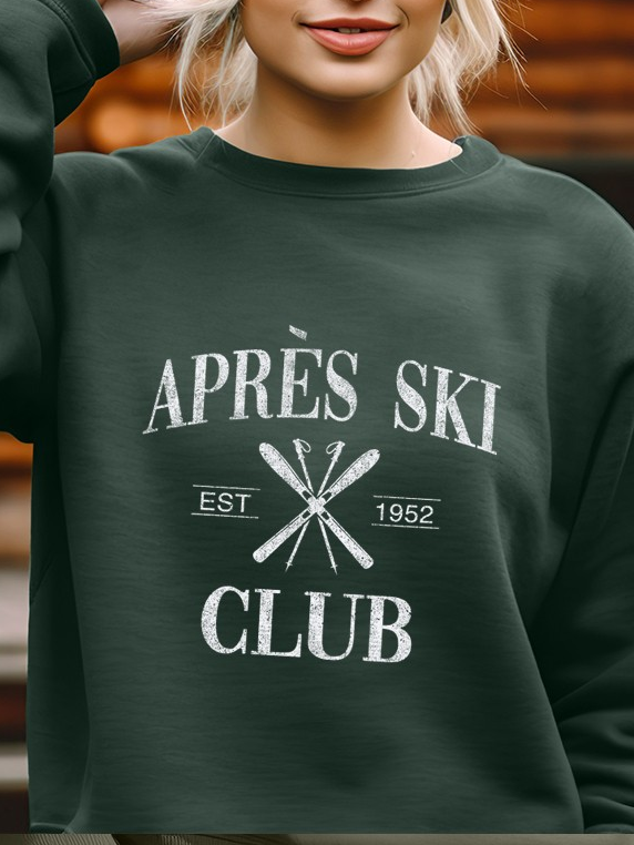 27 Après Ski Club Graphic Crewneck Sweatshirt
