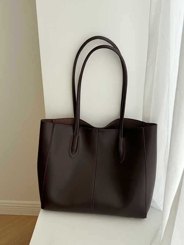 27 Faux Leather Tote Bag