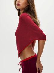FRANKIES BIKINIS Scout Knit Poncho