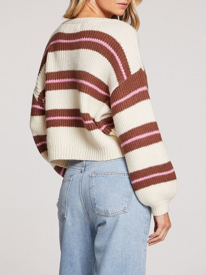 SALTWATER LUXE Mimi Striped Sweater